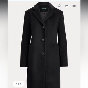 Ralph Lauren Black Coat
